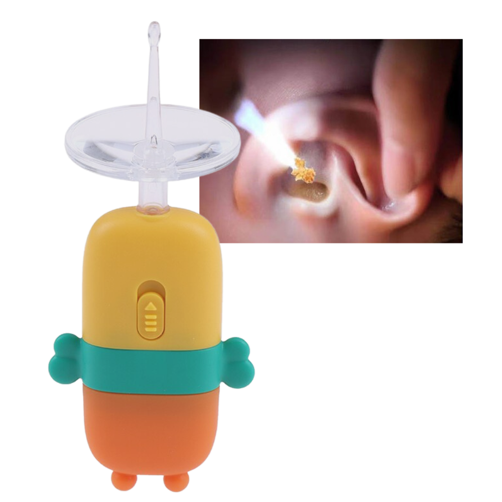 Limpiadora de oídos para bebés con luz