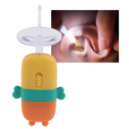 Limpiadora de oídos para bebés con luz
