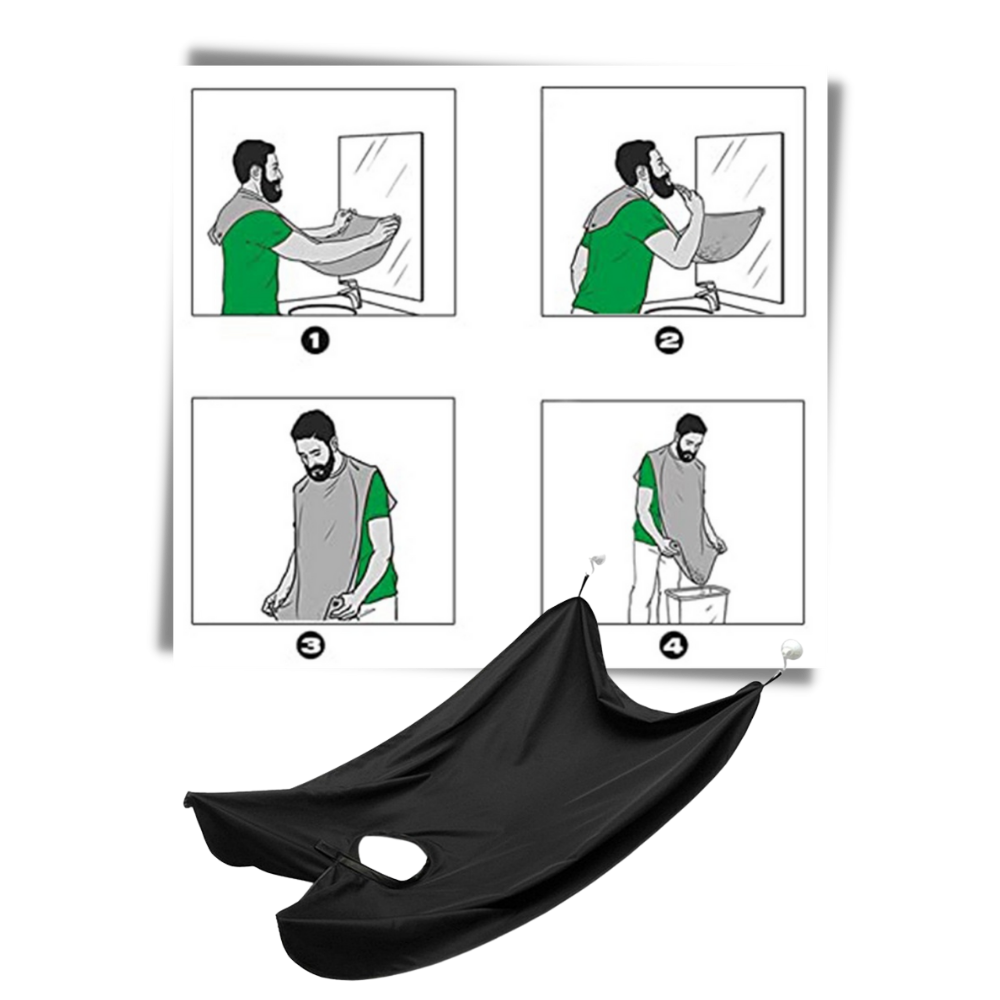Delantal de barba para el afeitado