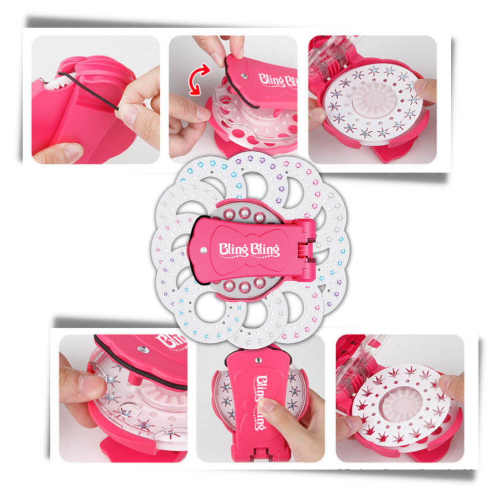 Kit de grapas de diamante para el cabello y la ropa