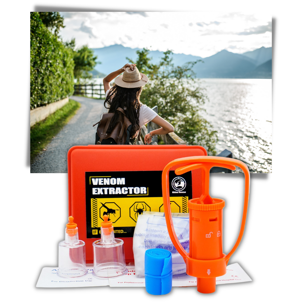 Kit de extracción de veneno de emergencia