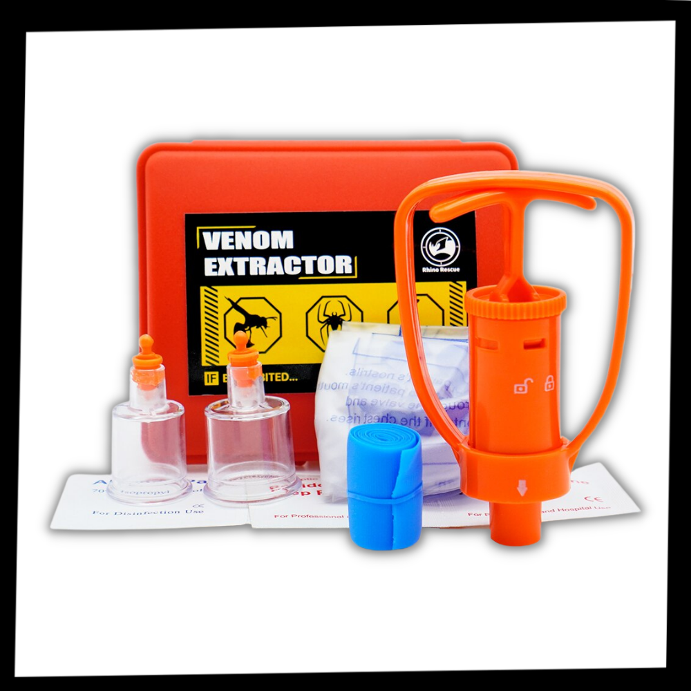 Kit de extracción de veneno de emergencia