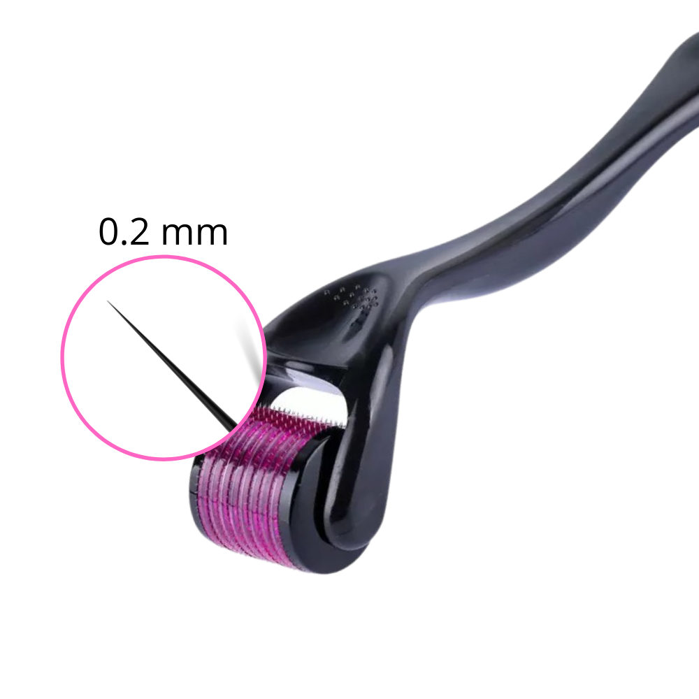Rodillo Derma para el crecimiento del cabello y la barba