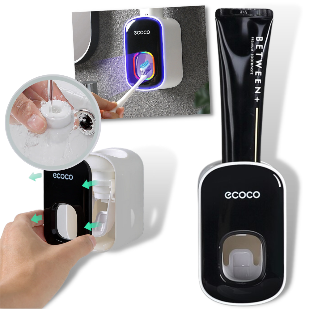 Dispensador de pasta de dientes de pared