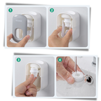 Dispensador de pasta de dientes de pared