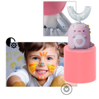 Cepillo de dientes eléctrico en forma de U para niños