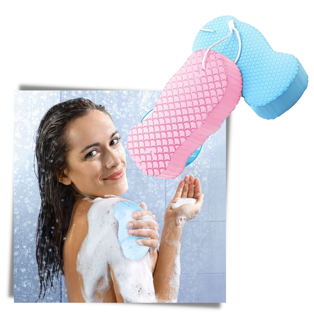 Esponja corporal exfoliante suave