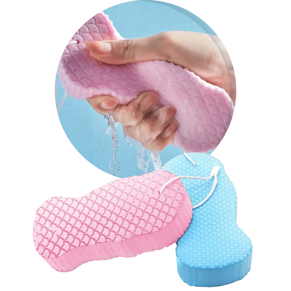 Esponja corporal exfoliante suave