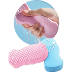 Esponja corporal exfoliante suave