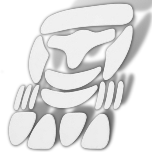 16 Parches faciales de silicona antiarrugas