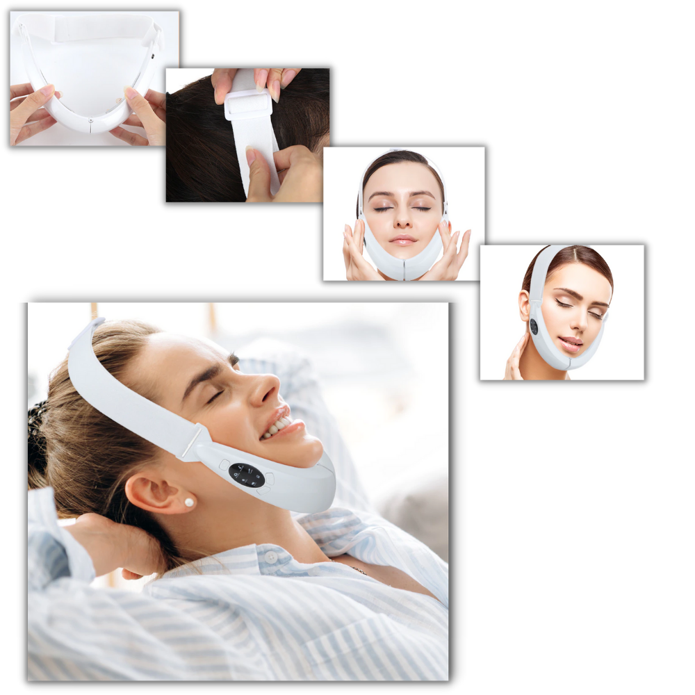 Masajeador facial en forma de V