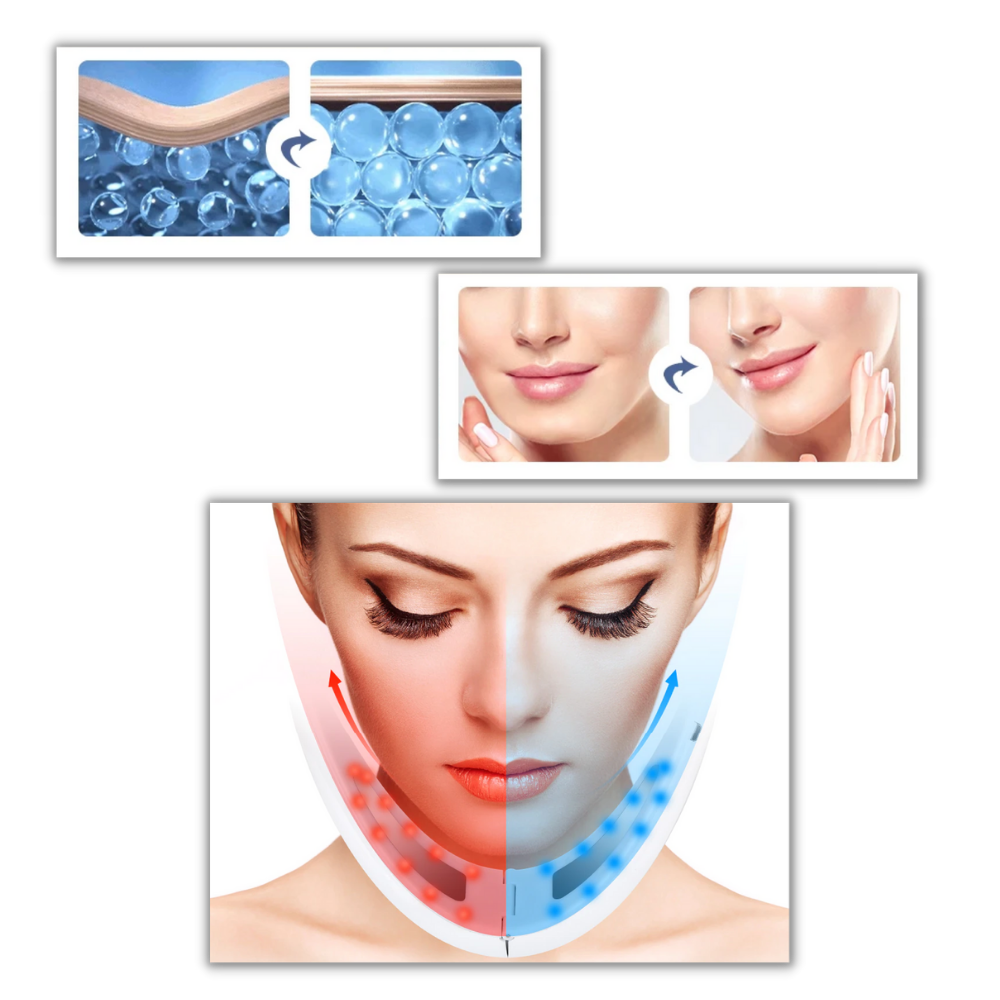 Masajeador facial en forma de V