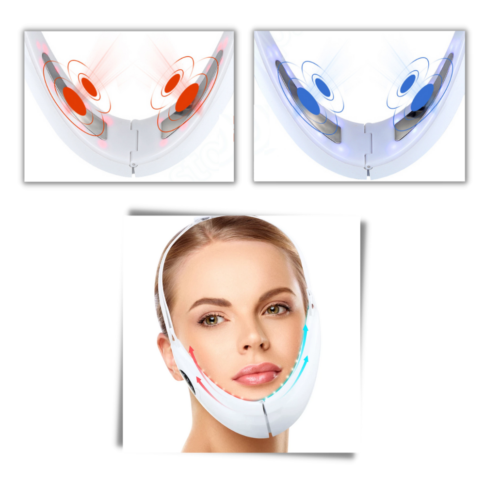 Masajeador facial en forma de V