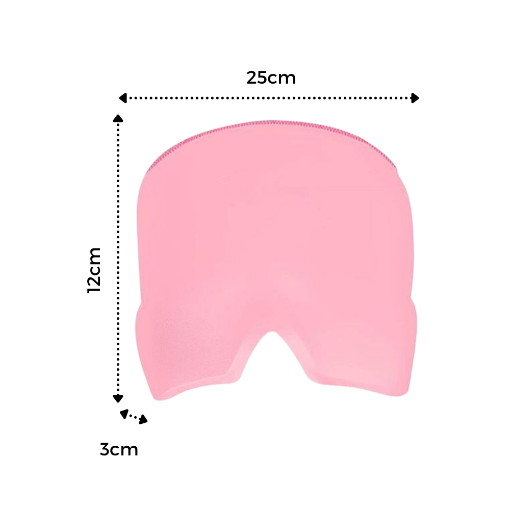 Cápsula de gel para el alivio de la migraña con terapia de frío y calor