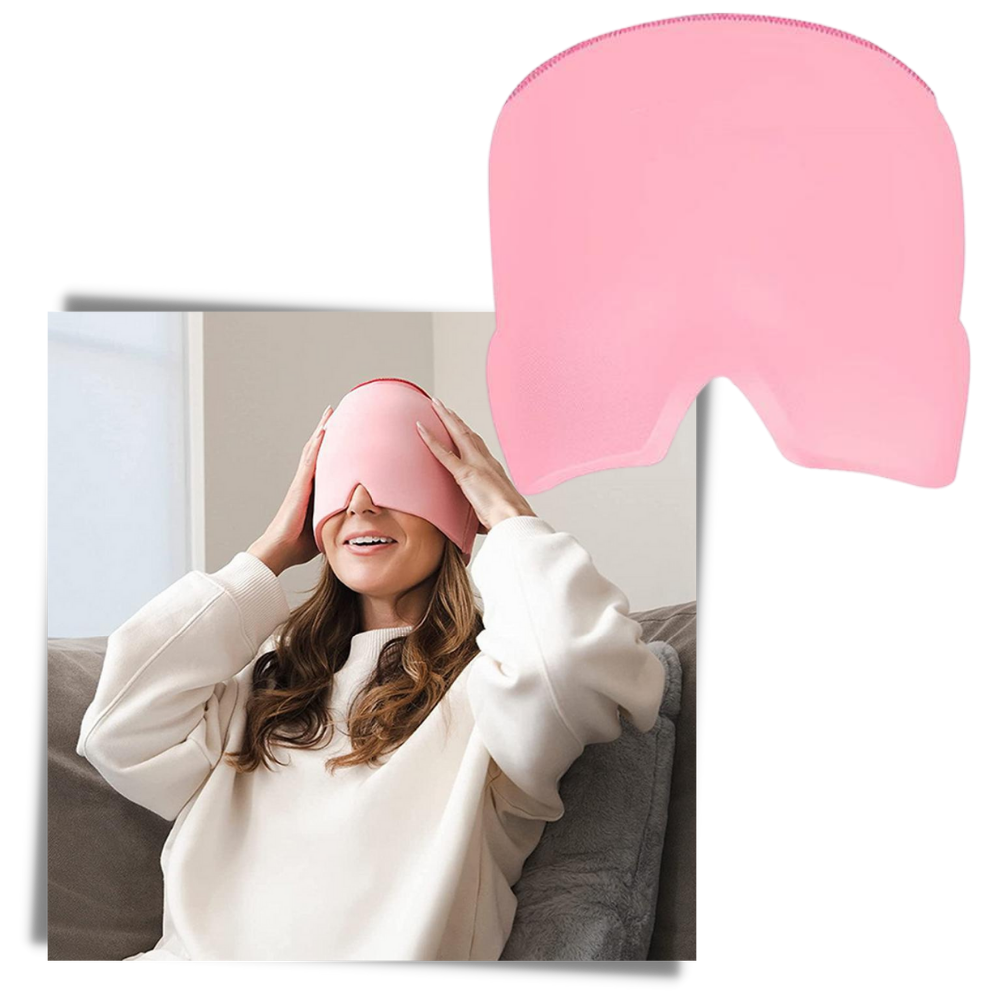 Cápsula de gel para el alivio de la migraña con terapia de frío y calor