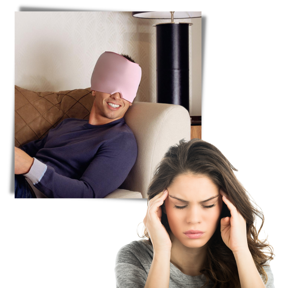 Cápsula de gel para el alivio de la migraña con terapia de frío y calor
