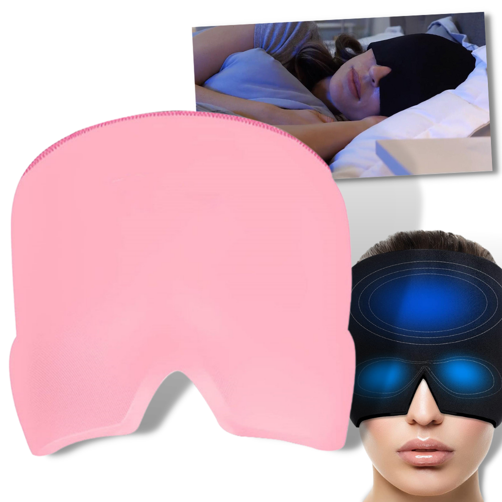 Cápsula de gel para el alivio de la migraña con terapia de frío y calor