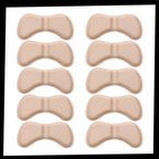 5 Pares de almohadillas para zapatos de tacón