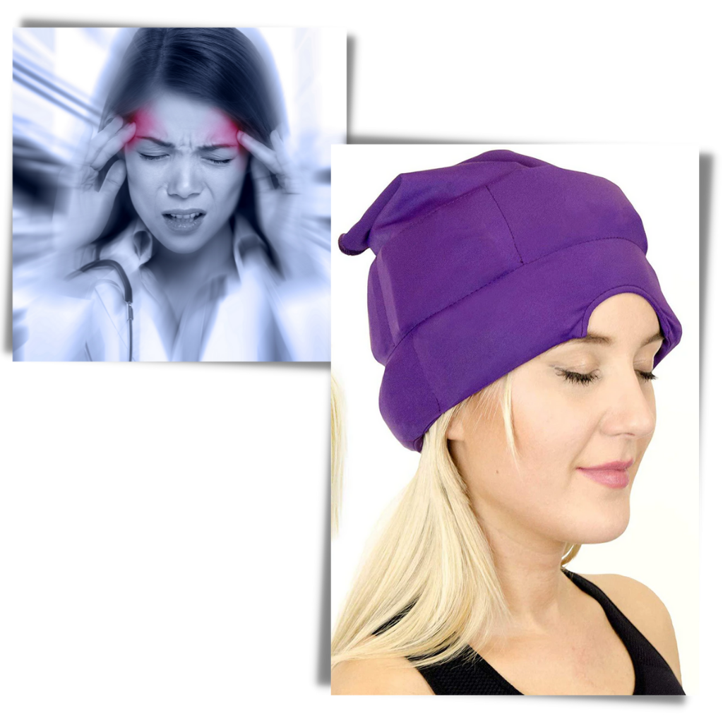 Gorra para aliviar migraña