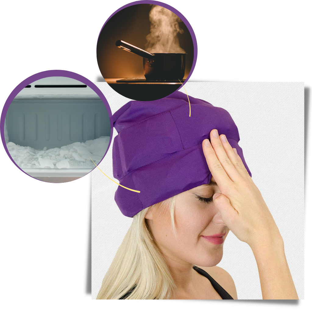 Gorra para aliviar migraña