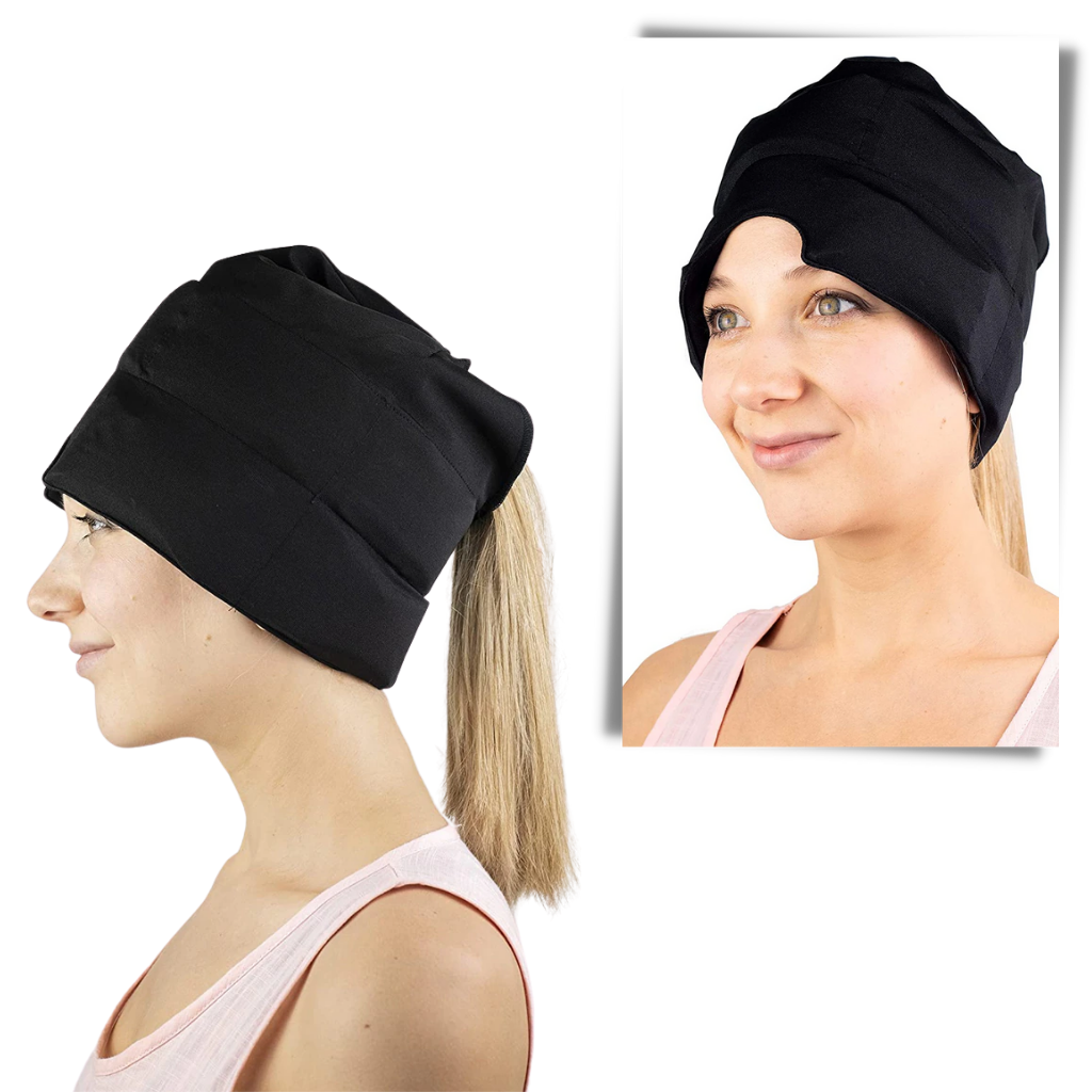 Gorra para aliviar migraña