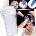 Kit de silicona para estampar nail art con raspador