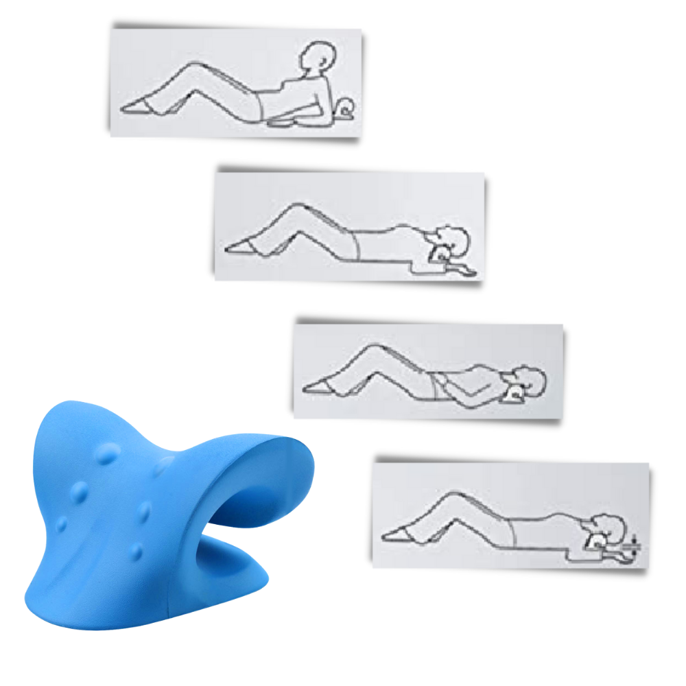 Almohada para estirar el cuello y los hombros