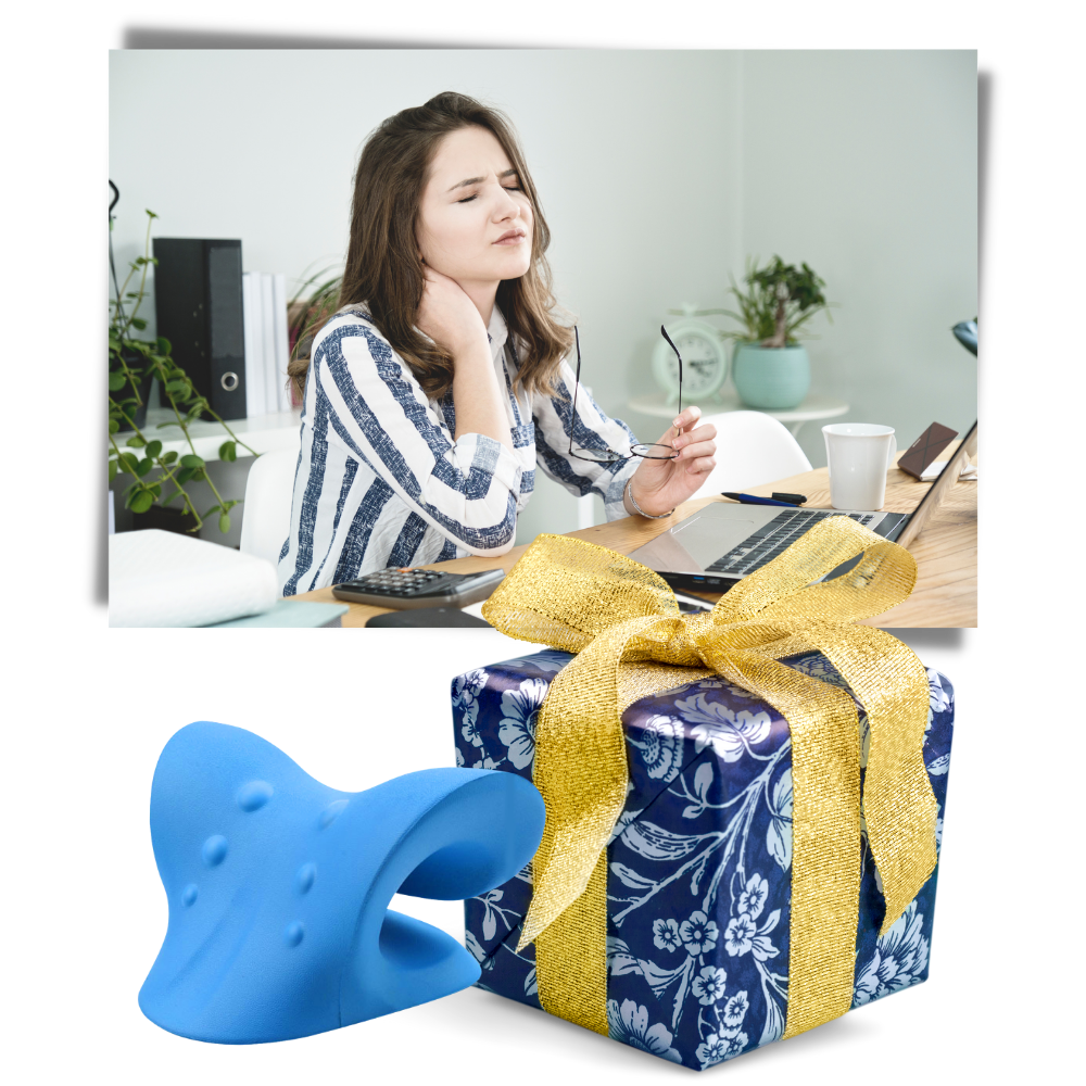 Almohada para estirar el cuello y los hombros