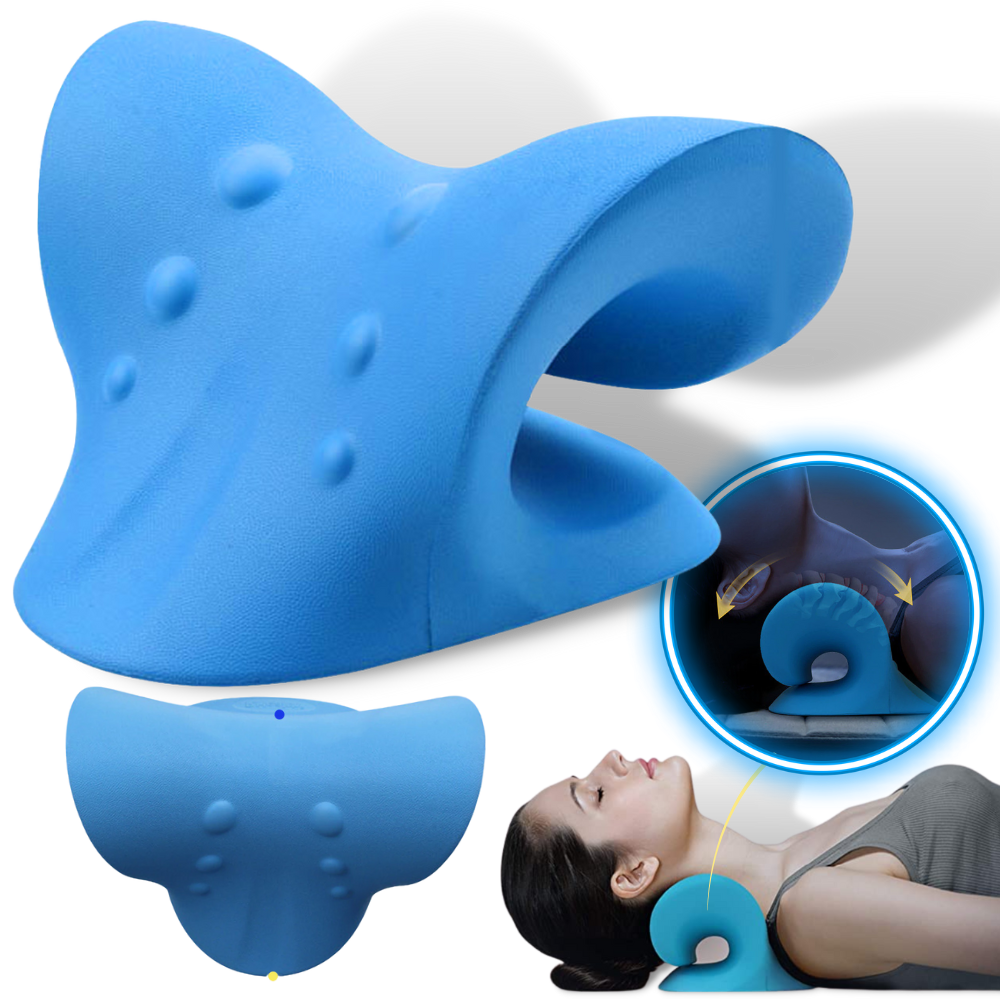 Almohada para estirar el cuello y los hombros