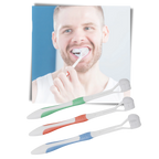 Cepillo de dientes de tres caras para adultos y niños