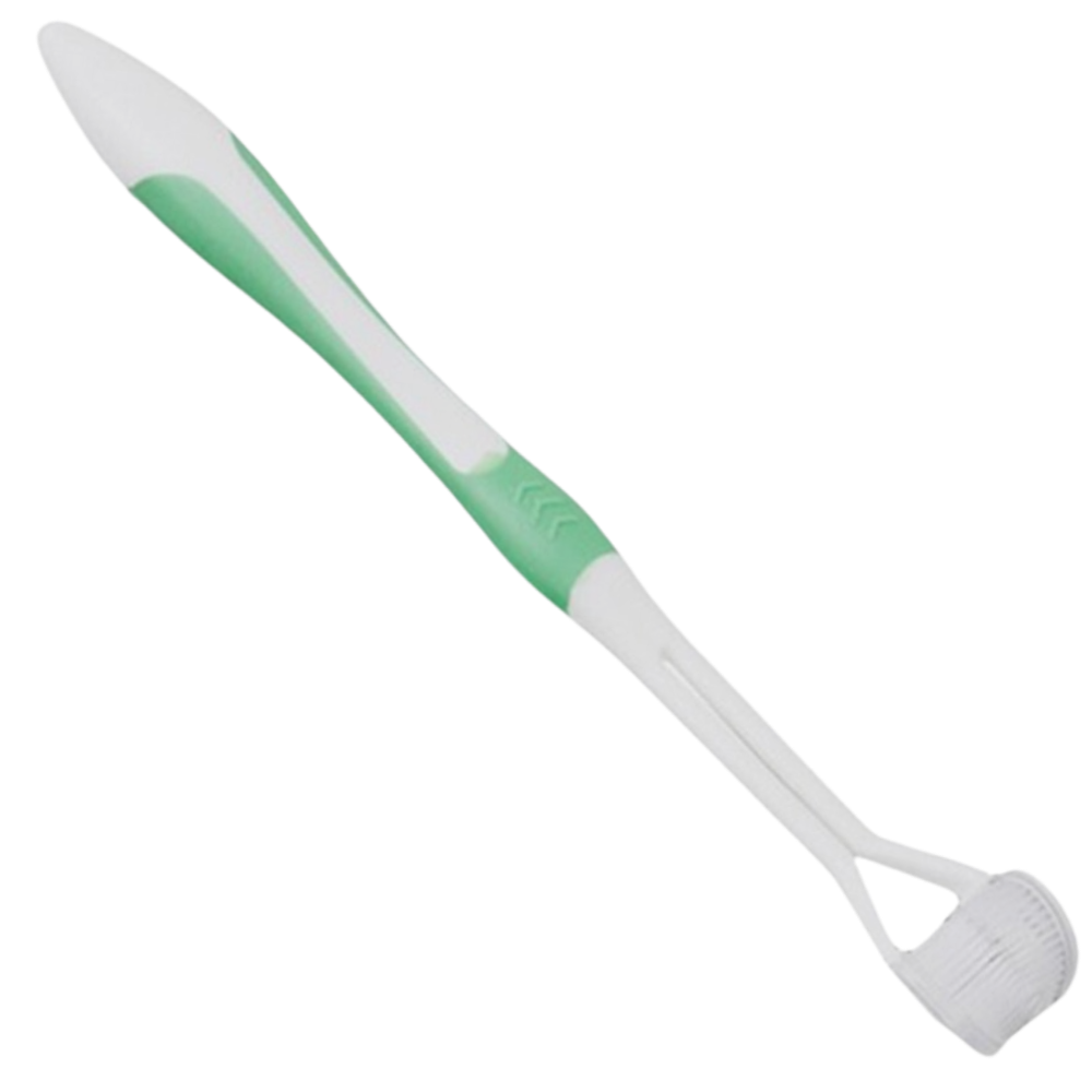Cepillo de dientes de tres caras para adultos y niños