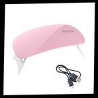 Lámpara de gel para uñas con luz UV y secador LED