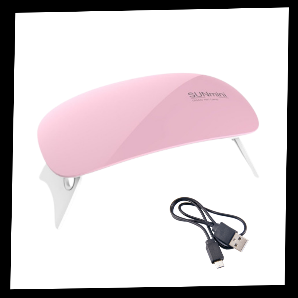 Lámpara de gel para uñas con luz UV y secador LED