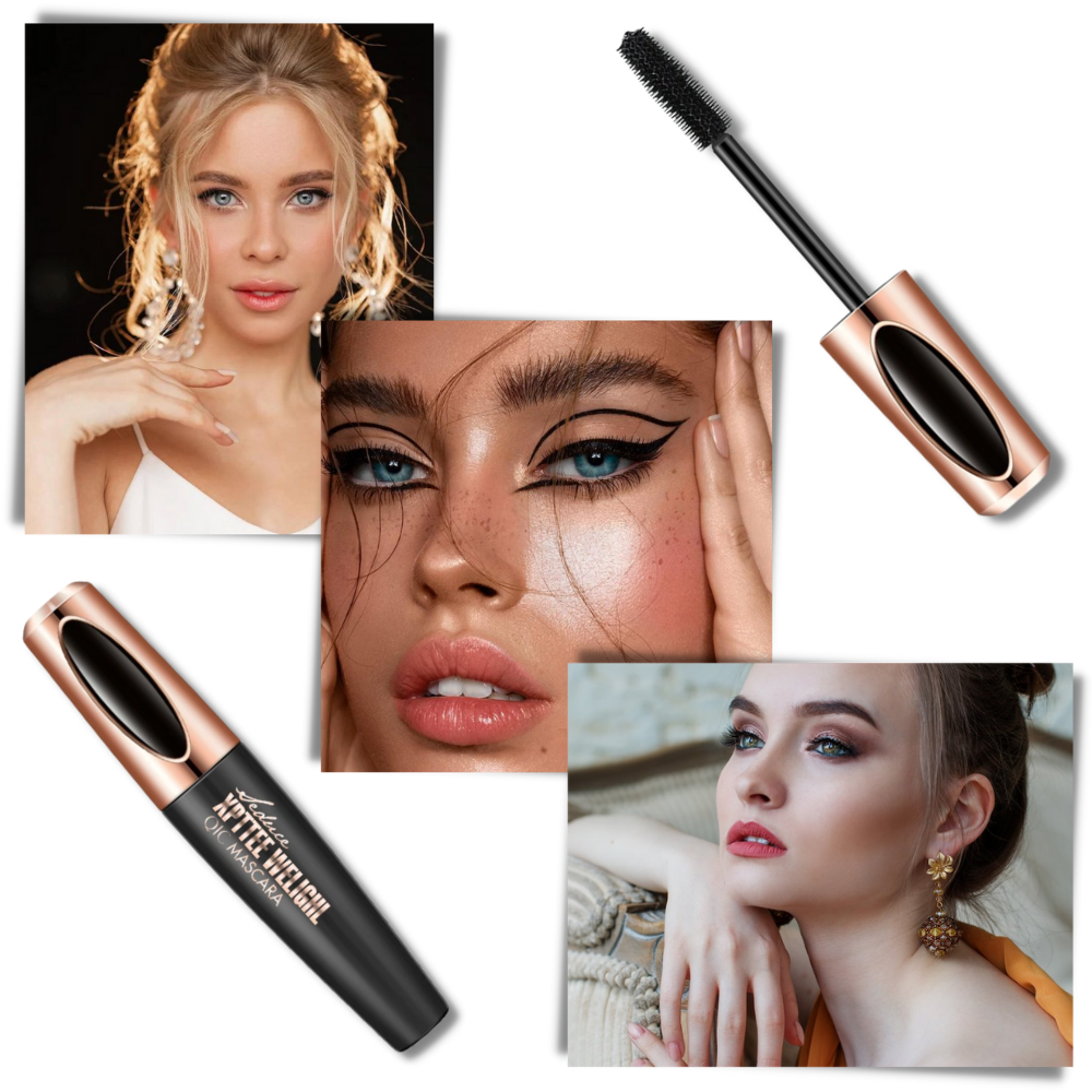 Máscara de pestañas rizadora 4D