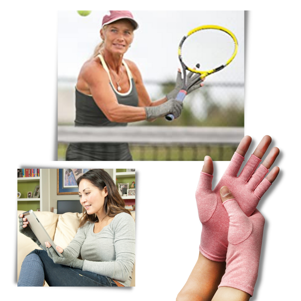 Guantes de compresión para aliviar el dolor articular