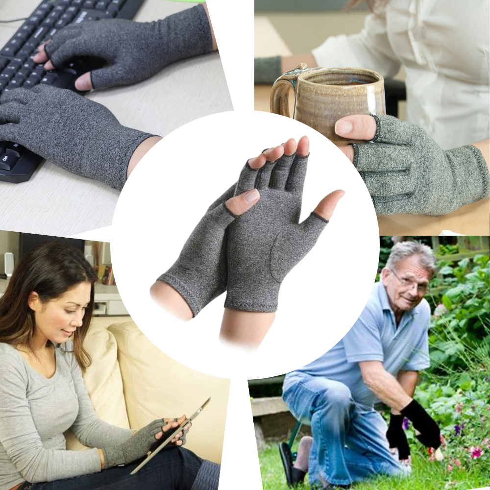 Guantes de compresión para aliviar el dolor articular