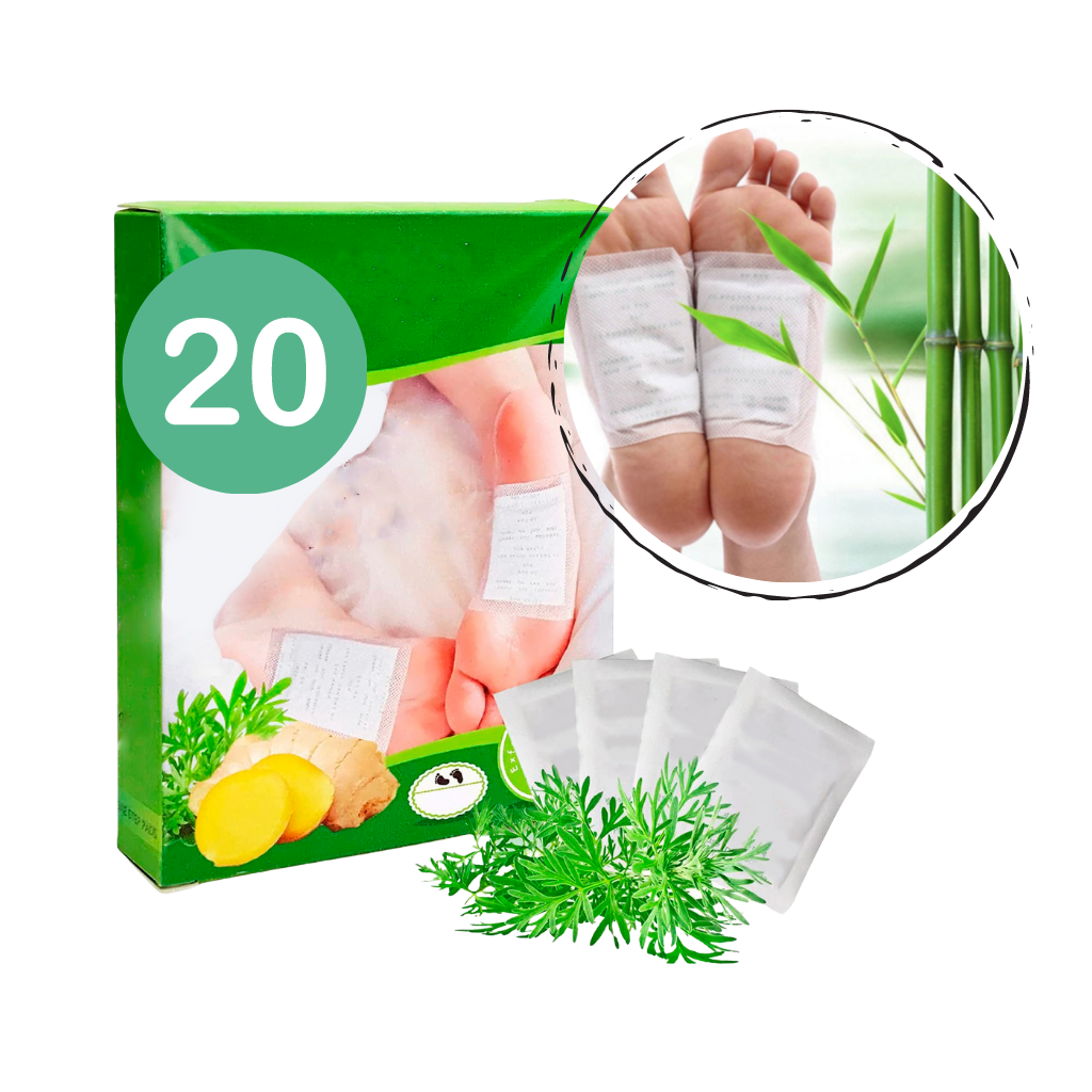 Almohadillas Detox naturales para los pies