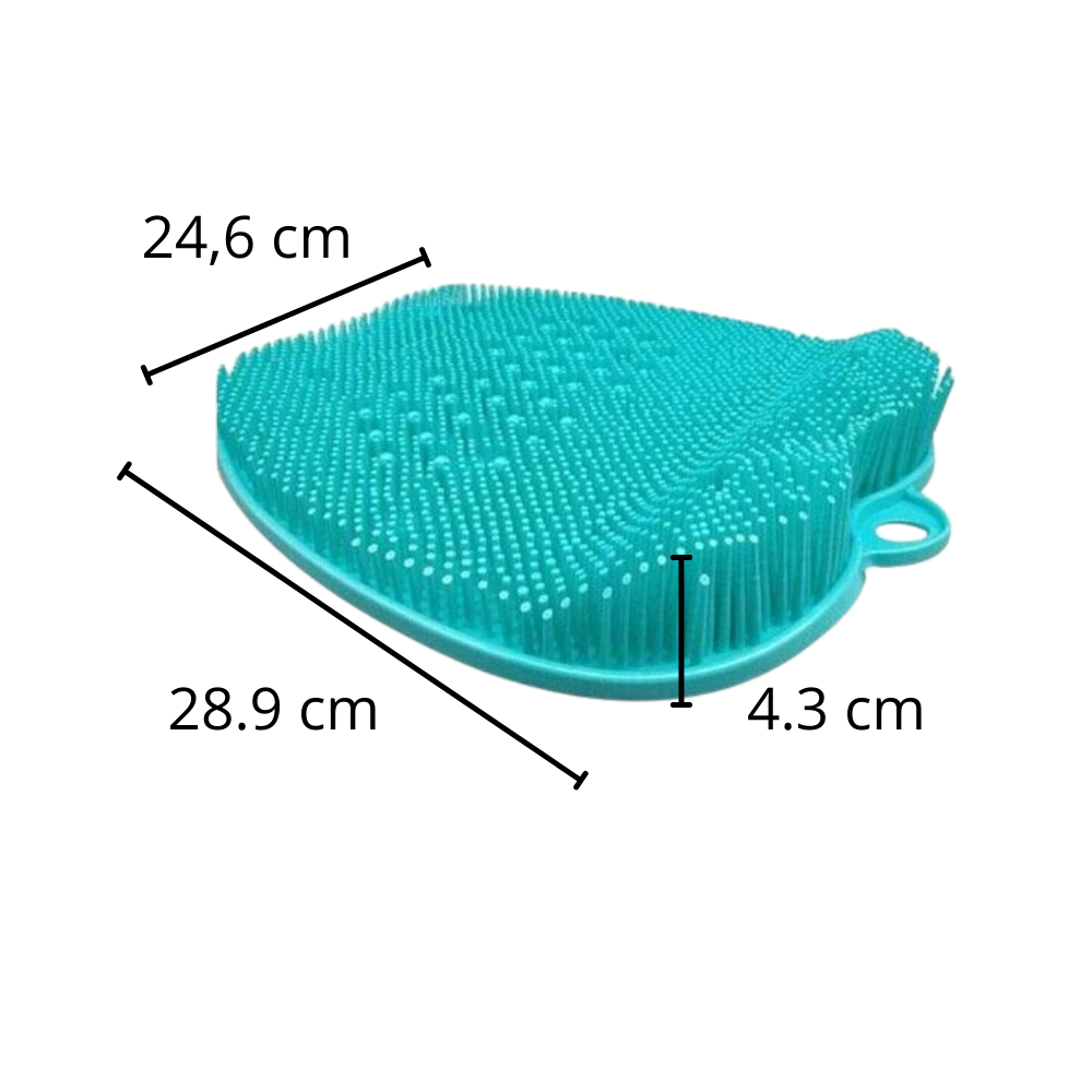 Masajeador de pies en la ducha esterilizador y limpiador