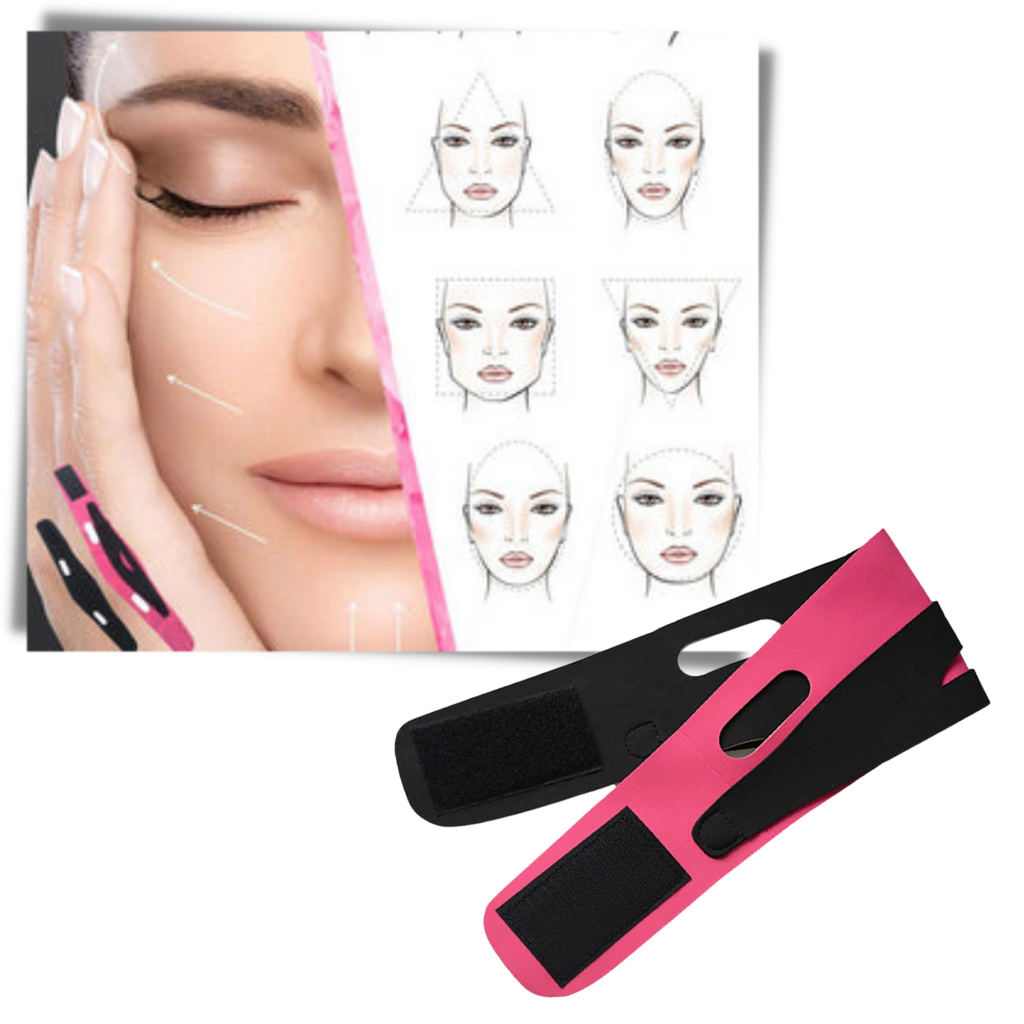 Correa elástica para el lifting facial