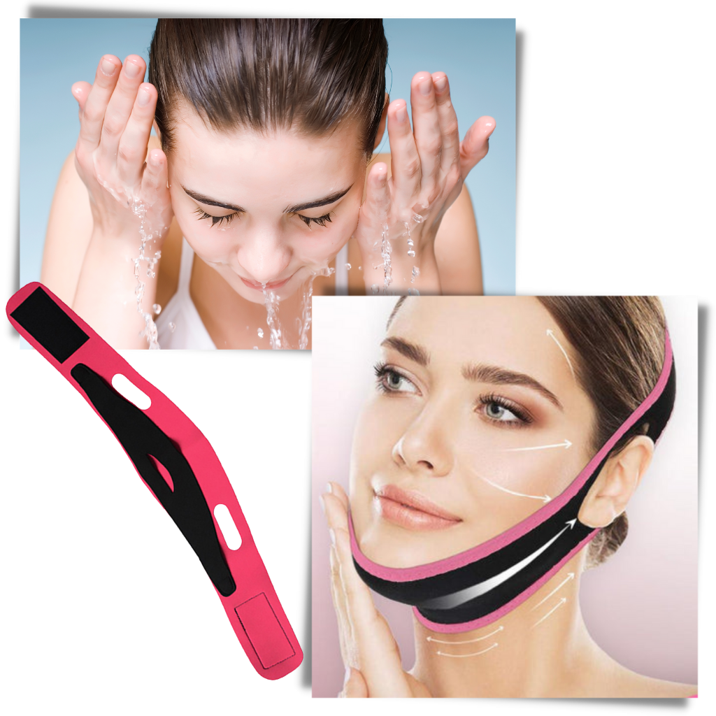 Correa elástica para el lifting facial