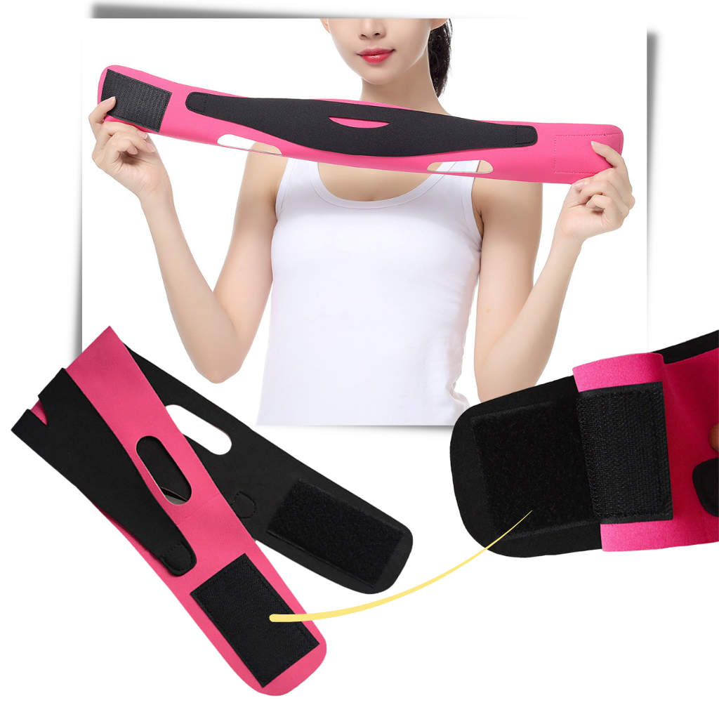 Correa elástica para el lifting facial