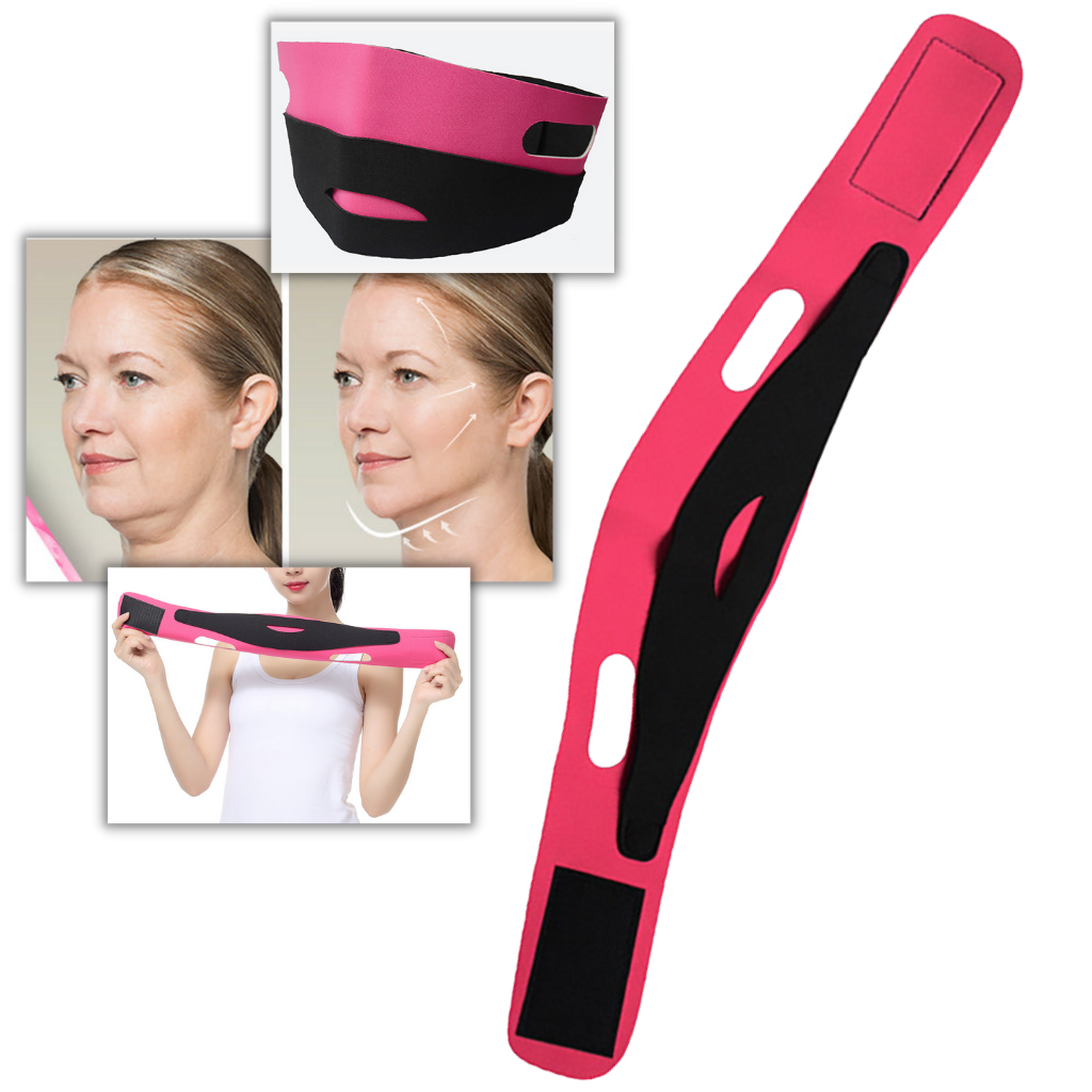 Correa elástica para el lifting facial