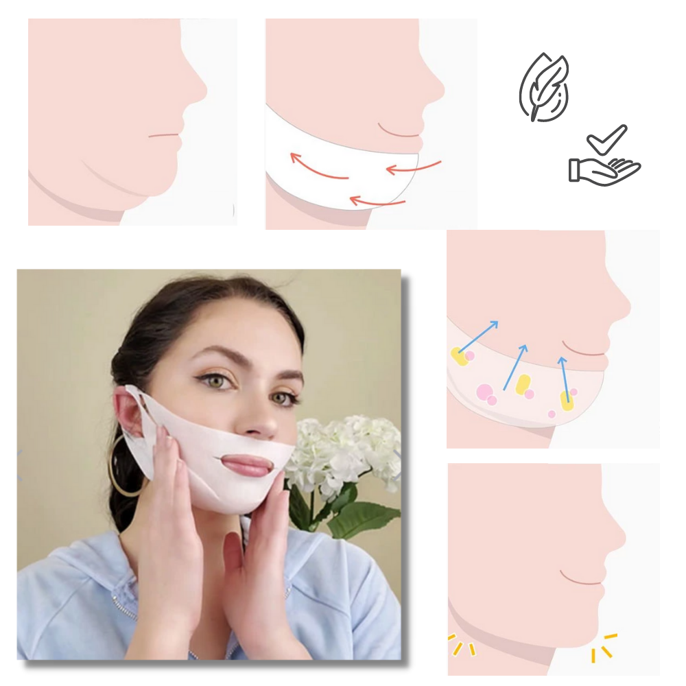 Mascarilla facial adelgazante