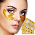 Máscara de ojos de colágeno de oro de 24 quilates (20 pares)