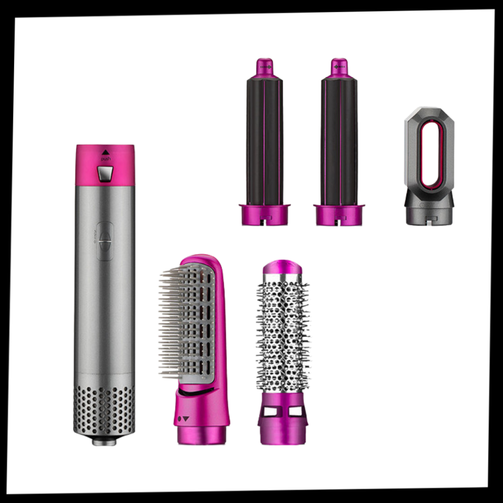 Set de plancha de pelo 5 en 1