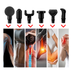 Pistola de masaje muscular alta velocidad