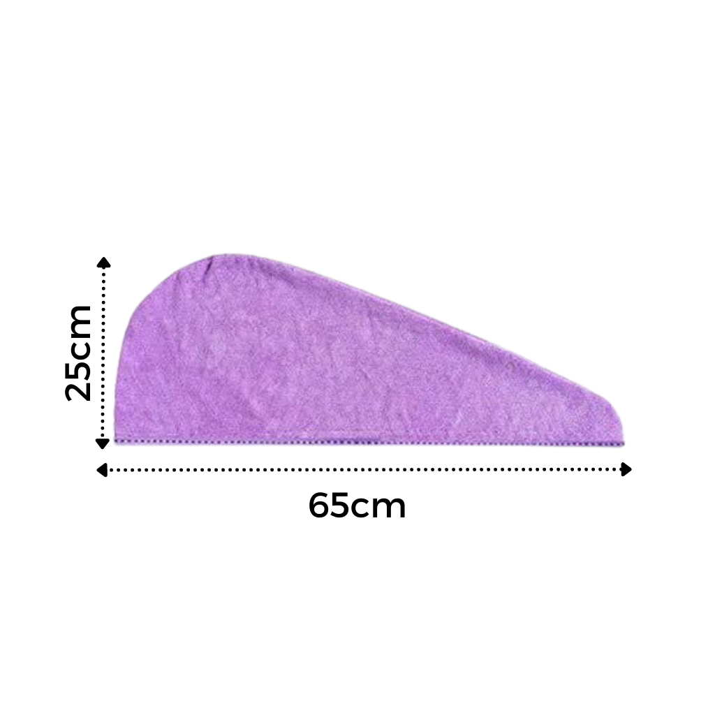 Toalla para el cabello de secado instantáneo