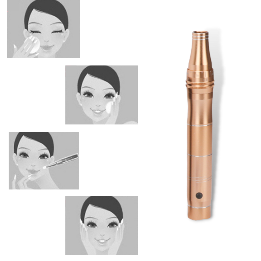 Pluma de microneedling dérmicas