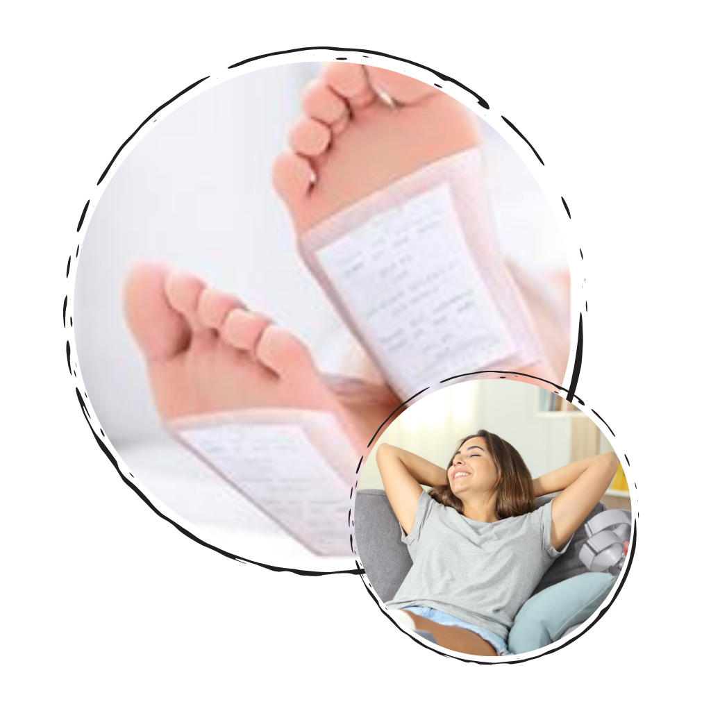 Almohadillas Detox naturales para los pies