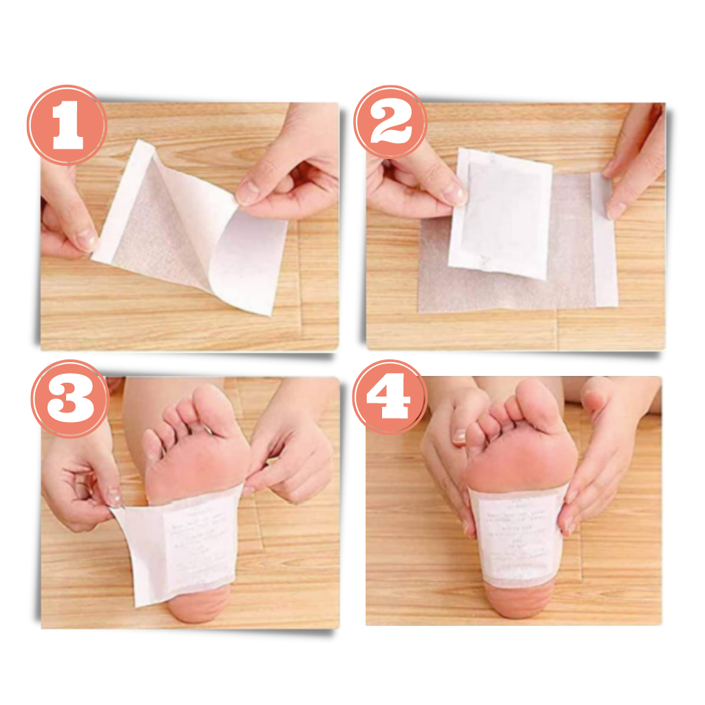 Almohadillas Detox naturales para los pies